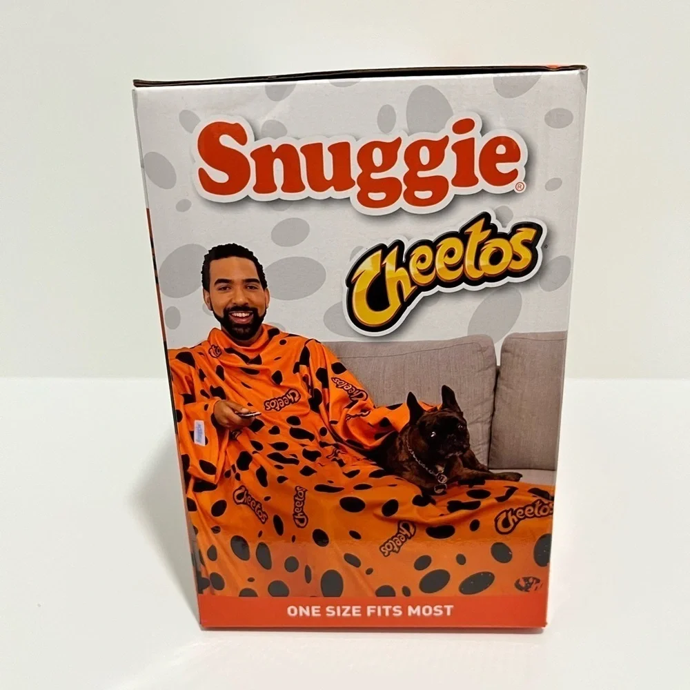 Snuggie Cheetos Super Soft Fleece Blanket With Sleeves